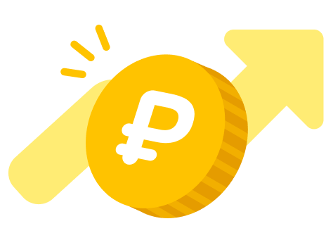 Без комиссии за сделки ₽